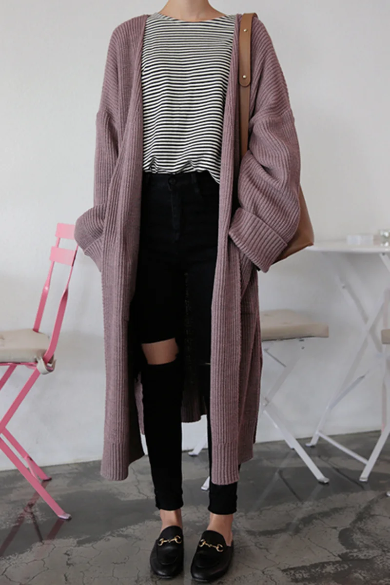 Fashion Korean Knitted Trench Coat Women Sweater Trench Loose Cardigan Coat Female Long Style Casual Sweater Coats
Fashion Korean Knitted Trench Coat Women Sweater Trench Loose Cardigan Coat Female Long Style Casual Sweater Coats