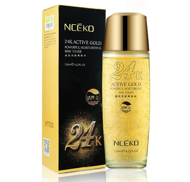24K Active Gold Ageless Brightening Skin Toner Whitening Hydrating Refreshing Whitening Anti-Aging Shrink Pores 120ml
24K Active Gold Ageless Brightening Skin Toner Whitening Hydrating Refreshing Whitening Anti-Aging Shrink Pores 120ml