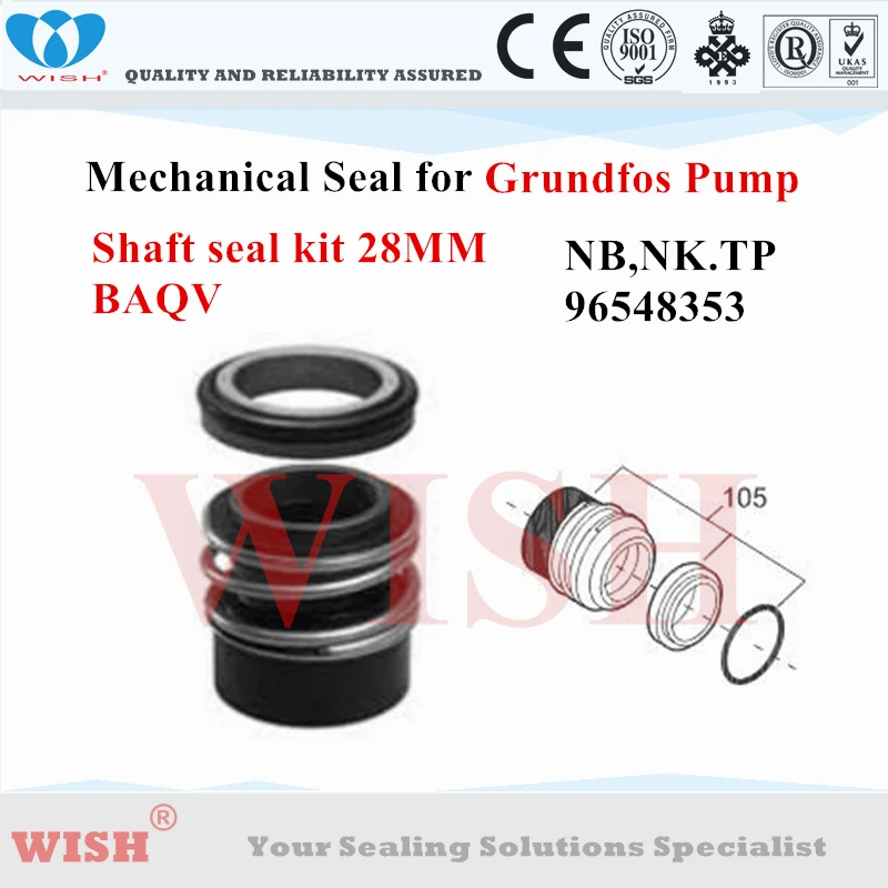 28 мм вал для механического уплотнительного насоса Grundfos 96548353 BAQV NB, NK, TP d28mm
28 мм вал для механического уплотнительного насоса Grundfos 96548353 BAQV NB, NK, TP d28mm