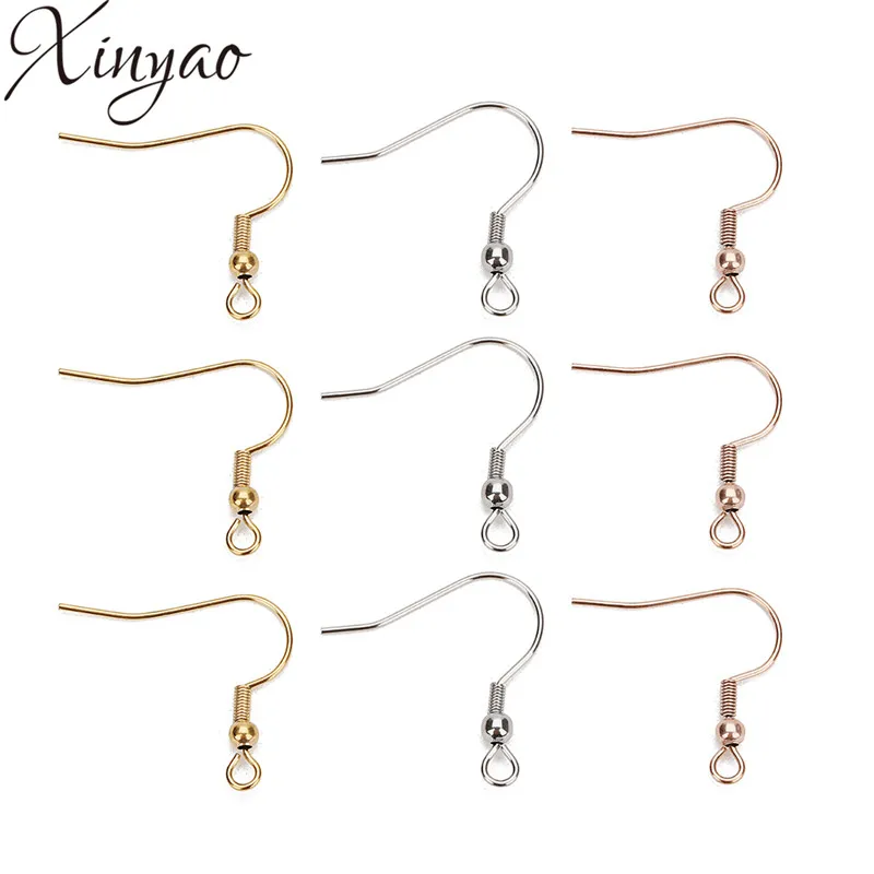 XINYAO 20pcs Fashion Stainless Steel Ear Hook Wire Clasp With Bead Charms Earring Hooks Wires Fit DIY Jewelry Making Findings
XINYAO 20pcs Fashion Stainless Steel Ear Hook Wire Clasp With Bead Charms Earring Hooks Wires Fit DIY Jewelry Making Findings