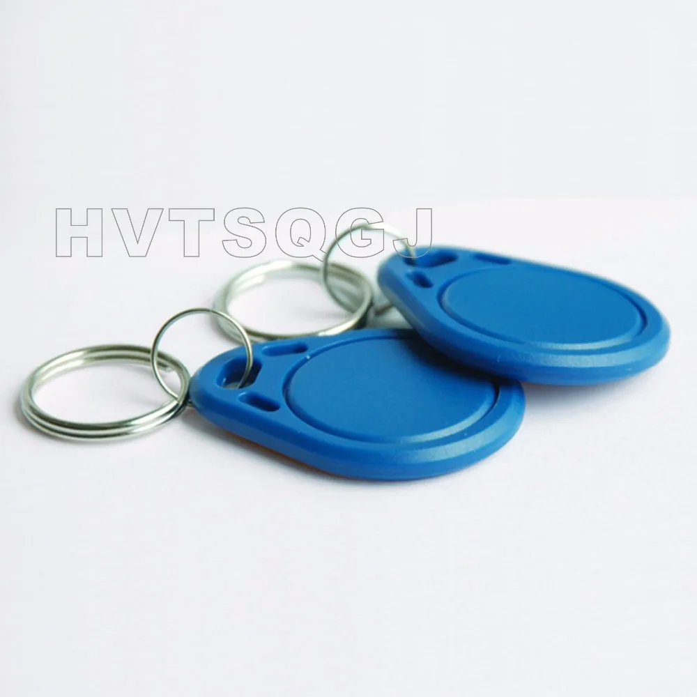 

100pcs/lot RFID Key Fobs keychain 13.56MHz Proximity ABS IC Tags 1k Tag Access Controller With Chinese Fudan S50 1K Chip