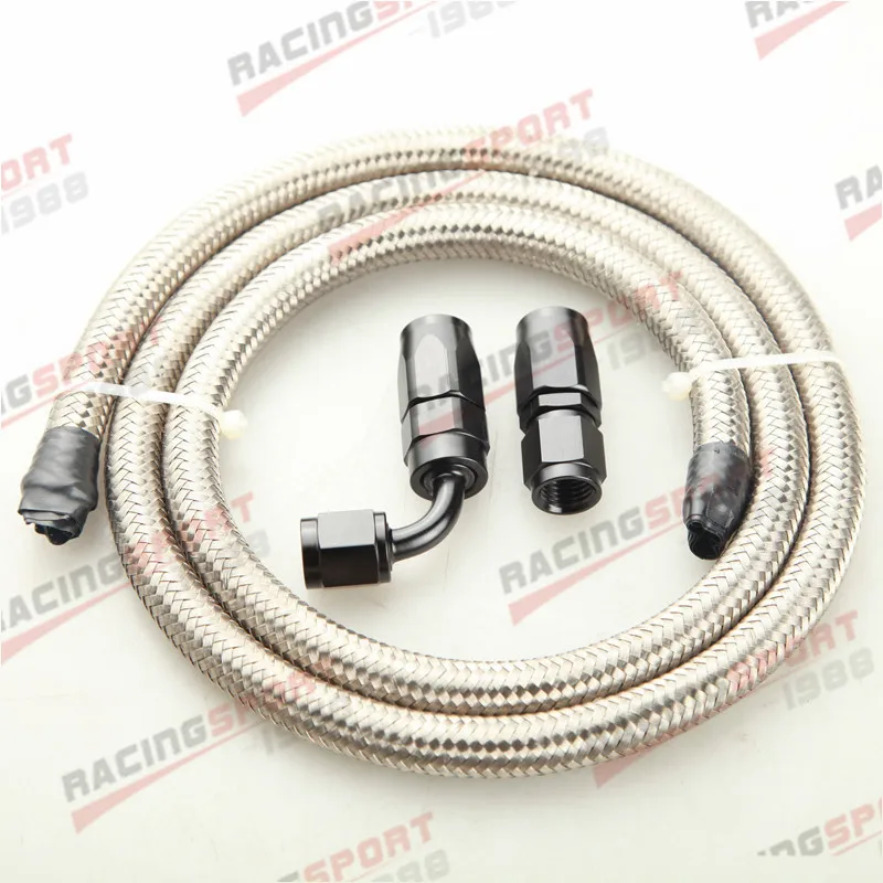 Stainless Steel Braided AN-8 8AN Fuel Gas Line Hose 1M + Swivel Hose End Fitting
Stainless Steel Braided AN-8 8AN Fuel Gas Line Hose 1M + Swivel Hose End Fitting