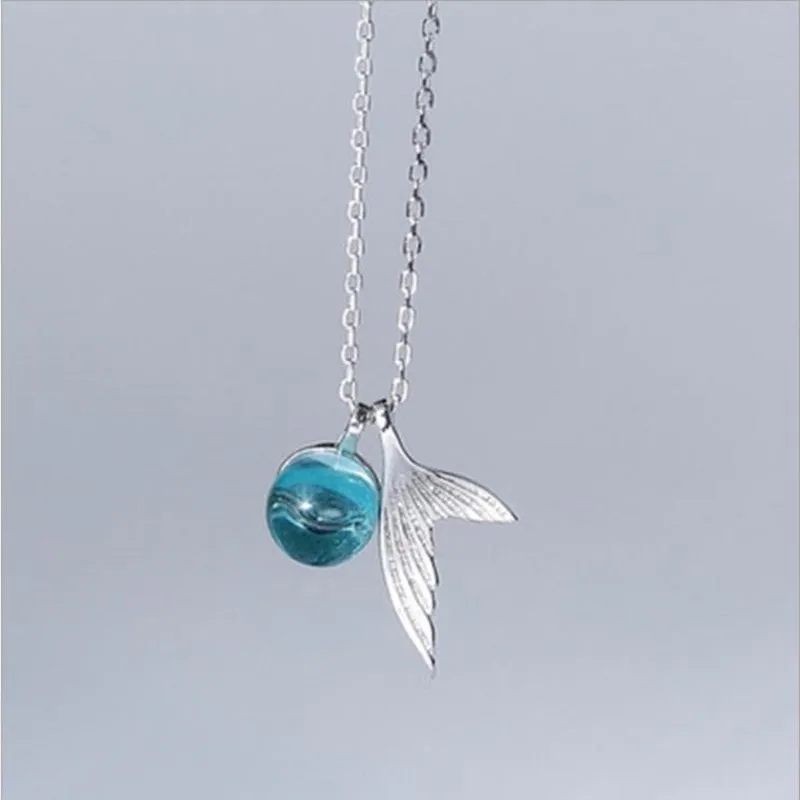 LUKENI Charm Female 925 Sterling Silver Necklace Jewelry Girls Trendy Blue Zircon Fish Necklace Accessories Women Lady Birthday
LUKENI Charm Female 925 Sterling Silver Necklace Jewelry Girls Trendy Blue Zircon Fish Necklace Accessories Women Lady Birthday