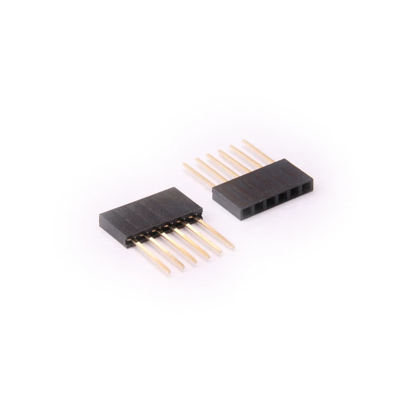 Glyduino 10 шт PC104 6 штифтов выделенный ряд мам Ряд расстояние между сидениями 2 54 мм для
