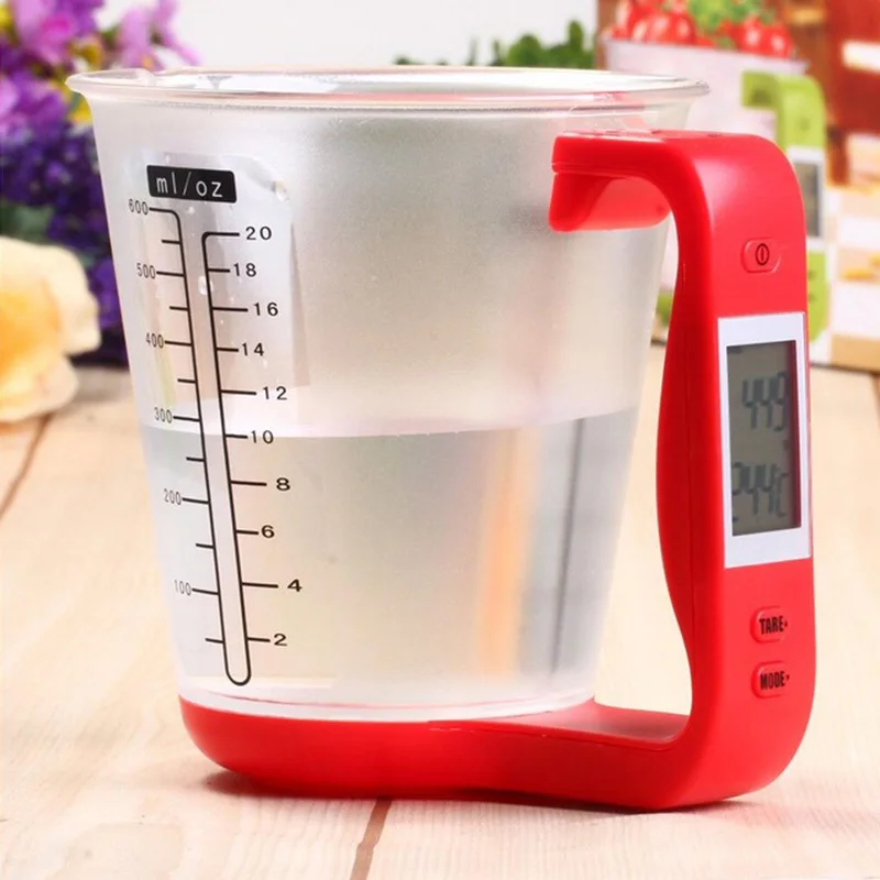 with LCD Display Temperature Measuring Cup Kitchen Scales Digital Beaker Libra Electronic Tool Scale Temperature Measurement Cup
with LCD Display Temperature Measuring Cup Kitchen Scales Digital Beaker Libra Electronic Tool Scale Temperature Measurement Cup