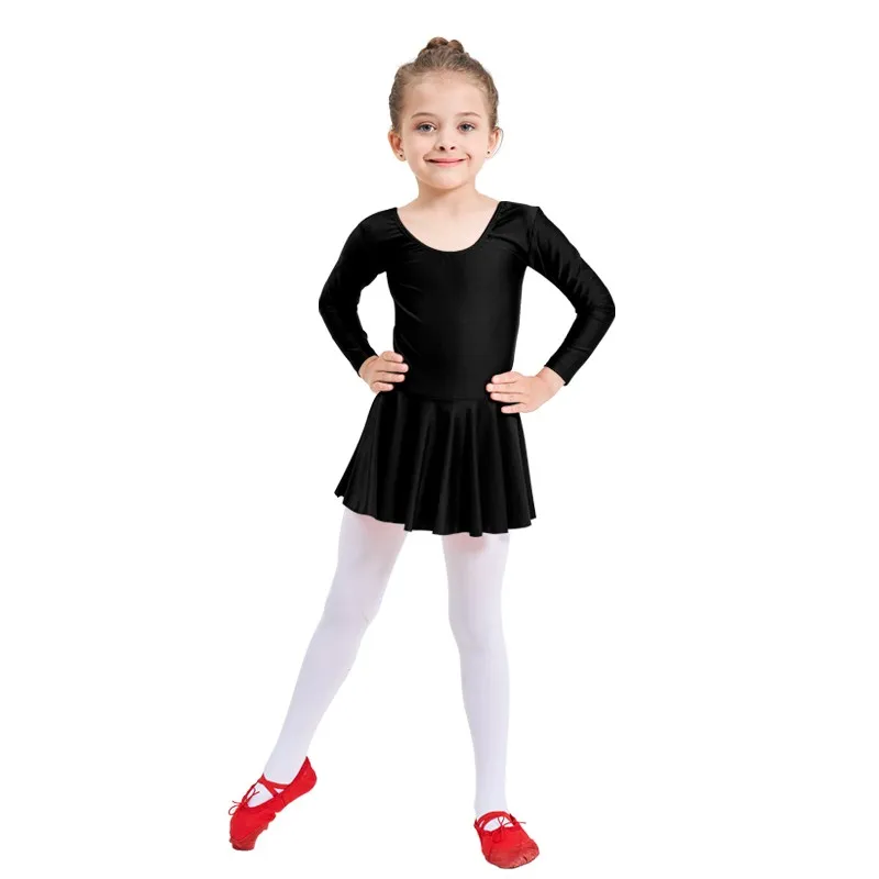 Ensnovo Girls Long Sleeve Spandex Nylon Leotard Ballet Dancing Dress Kids Gymnastic Ballet Costumes Dancewear
Ensnovo Girls Long Sleeve Spandex Nylon Leotard Ballet Dancing Dress Kids Gymnastic Ballet Costumes Dancewear