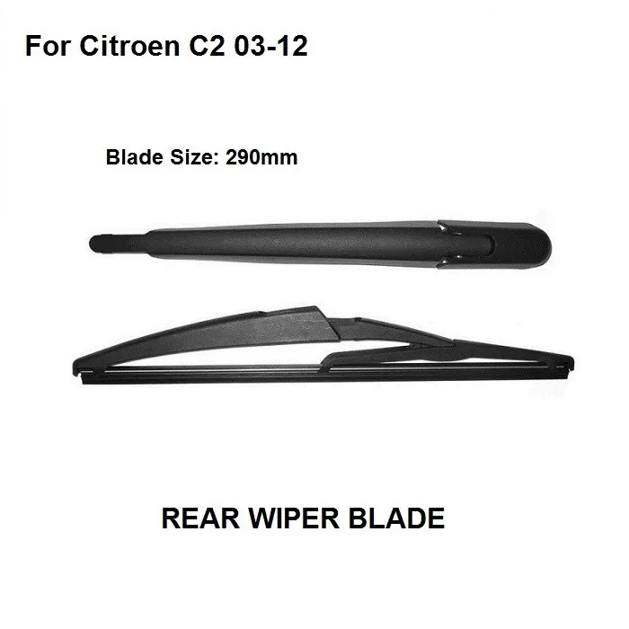Free Shipping Rear Windshield Wiper arm + Blade 290mm Fits For CITROEN C2 2003-2012
Free Shipping Rear Windshield Wiper arm + Blade 290mm Fits For CITROEN C2 2003-2012