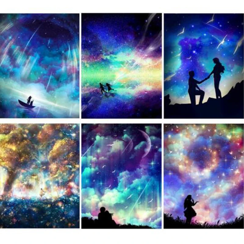 TOUOLP Diamond Embroidery Starry sky DIY Full square circular Couple 5d Diamond Painting Landscape Rhinestone Mosaic Painting
TOUOLP Diamond Embroidery Starry sky DIY Full square circular Couple 5d Diamond Painting Landscape Rhinestone Mosaic Painting