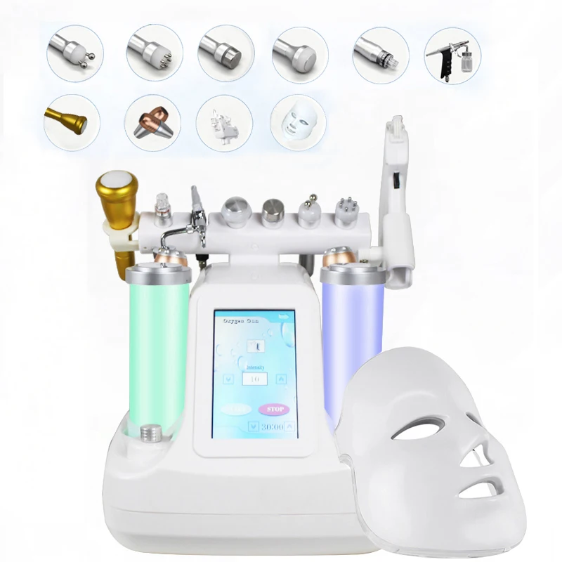 11In1 Vacuum Face Cleaning Hydra Dermabrasion Facial Water Oxygen Jet Peel Machine Massage Skin Care BIO Light RF Beauty Device
11In1 Vacuum Face Cleaning Hydra Dermabrasion Facial Water Oxygen Jet Peel Machine Massage Skin Care BIO Light RF Beauty Device