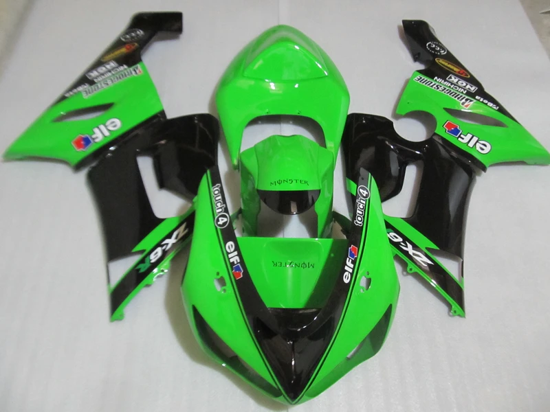 Комплект обтекателей на заказ для Kawasaki ninja ZX6R 05 06, Обтекатели зеленого и черного цвета, корпус ZX6R 2005 2006 TP14
Комплект обтекателей на заказ для Kawasaki ninja ZX6R 05 06, Обтекатели зеленого и черного цвета, корпус ZX6R 2005 2006 TP14