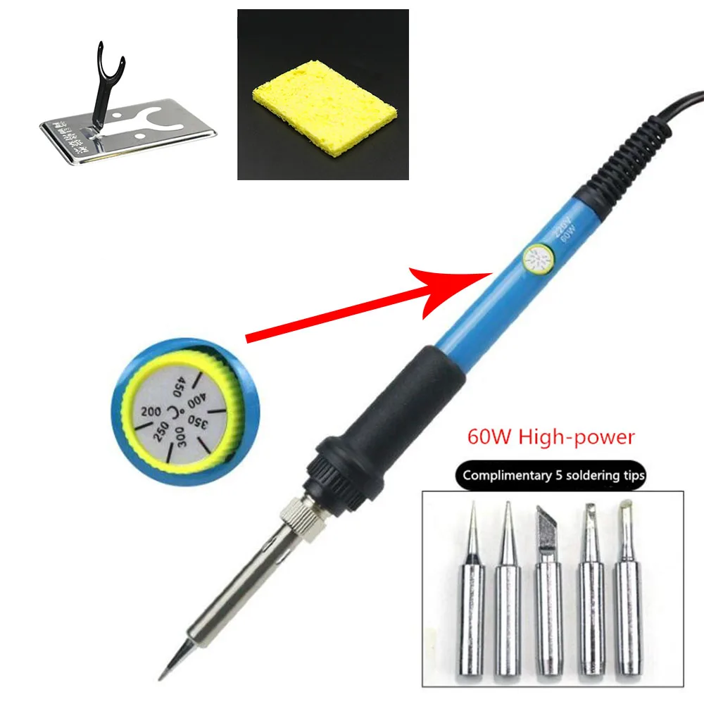 NEW Adjustable temperature electric soldering iron set 110V 220V 60W high power 936 welding electric soldering tin welding tool
NEW Adjustable temperature electric soldering iron set 110V 220V 60W high power 936 welding electric soldering tin welding tool