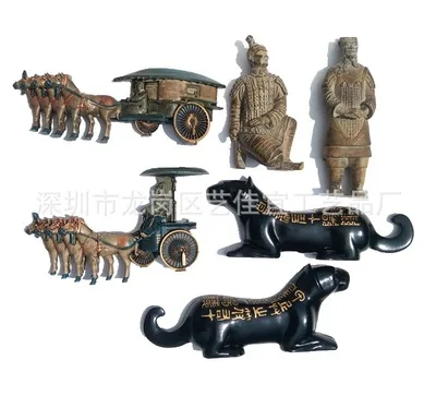China's Shaanxi Xi'an Qin Shi Huang Terracotta Warriors and Horses Carriage 3D Stereo Retro Fridge Magnet
China's Shaanxi Xi'an Qin Shi Huang Terracotta Warriors and Horses Carriage 3D Stereo Retro Fridge Magnet