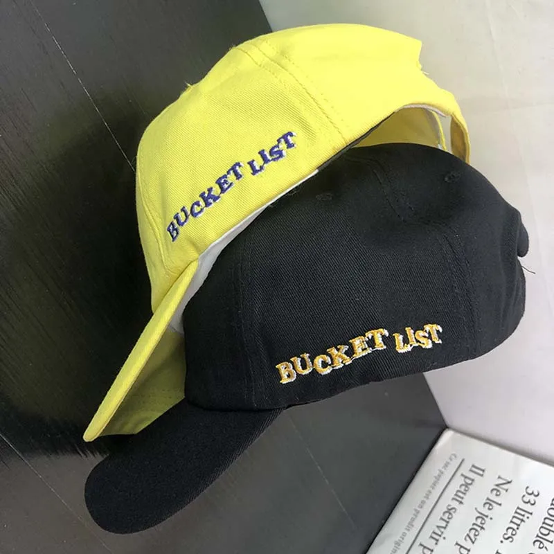 2019 New Style Baseball Cap Spring Autumn Outdoor Yellow Hat Streetwear Hip Hop Korean Students Adjustable Visor Hats Women men