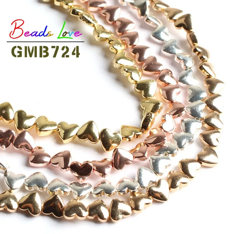 Wholesale 5x6mm Love Heart Shape Rose Gold Hematite Stone Loose Spacer Beads for Jewelry Making Diy Bracelet Necklace 15 Inches 
Wholesale 5x6mm Love Heart Shape Rose Gold Hematite Stone Loose Spacer Beads for Jewelry Making Diy Bracelet Necklace 15 Inches