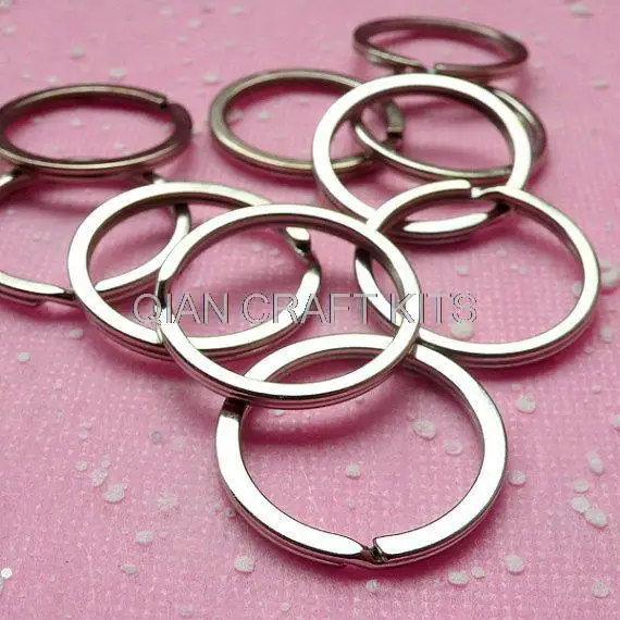 set of 100pcs Key Holder in Round Shape 24mm Silver tone Key Clasp Split Silver Ring Key Charms Key Chain Key Ring
set of 100pcs Key Holder in Round Shape 24mm Silver tone Key Clasp Split Silver Ring Key Charms Key Chain Key Ring