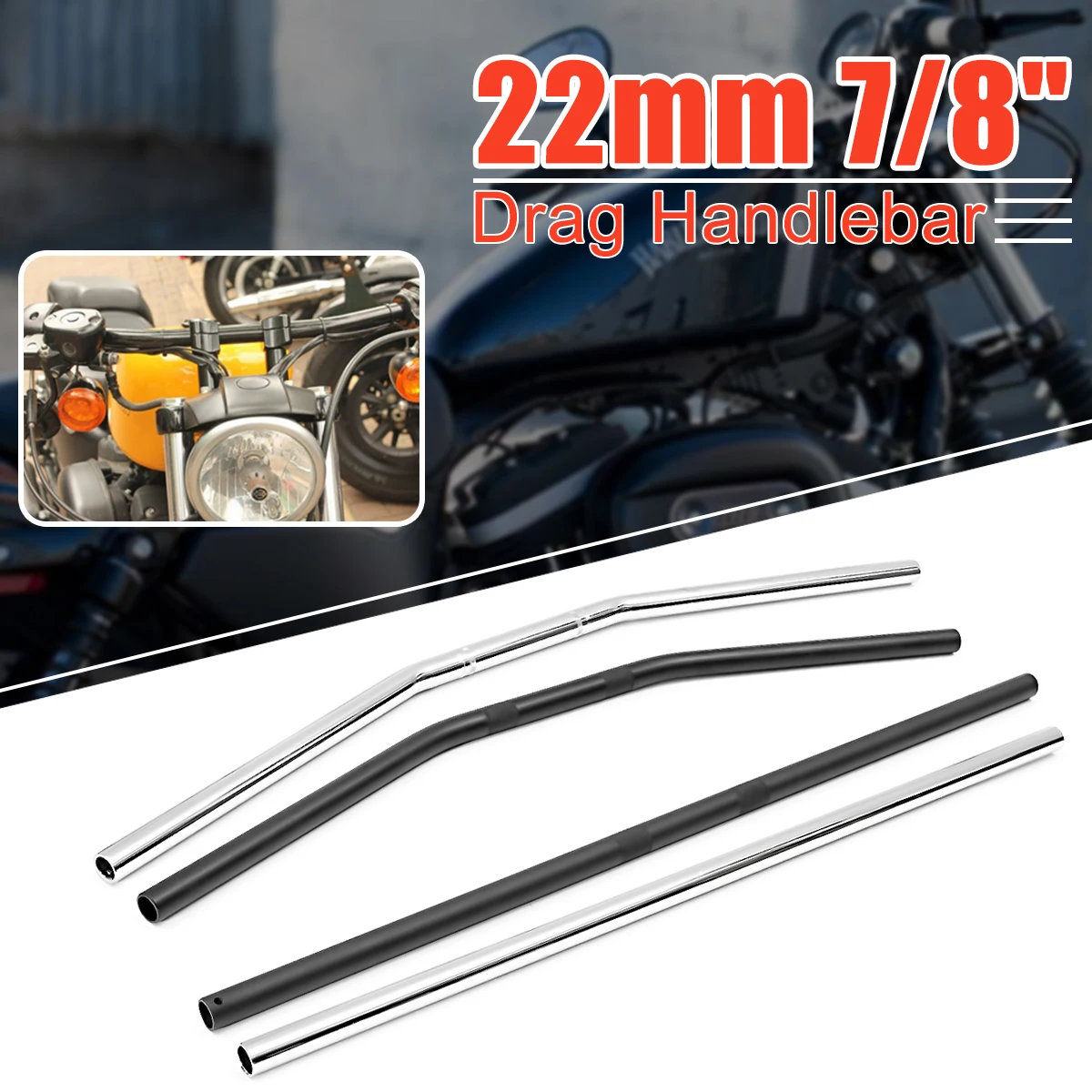 Новинка, 22 мм, 7/8 дюймов, мотоциклетный руль для Honda, Yamaha, Kawasaki Triumph, железная, полная длина 800 мм
Новинка, 22 мм, 7/8 дюймов, мотоциклетный руль для Honda, Yamaha, Kawasaki Triumph, железная, полная длина 800 мм
