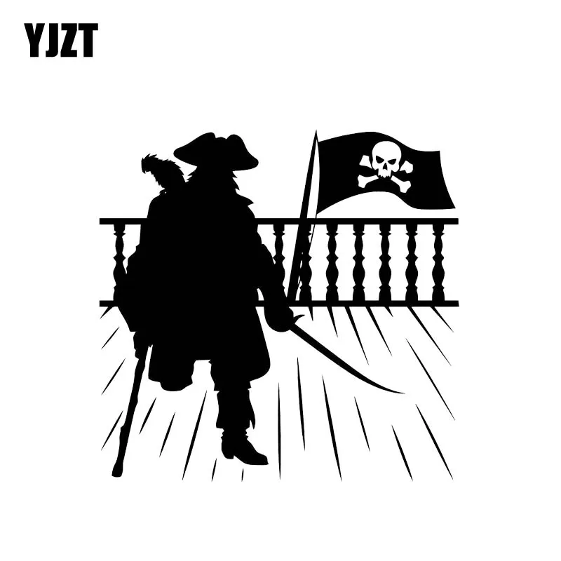 YJZT 13.1*12.4CM Warrior Pirate Mystery Black Flag Covering The Body Silhoutte Car Sticker Decal Black/Silver Vinyl C20-1647
YJZT 13.1*12.4CM Warrior Pirate Mystery Black Flag Covering The Body Silhoutte Car Sticker Decal Black/Silver Vinyl C20-1647