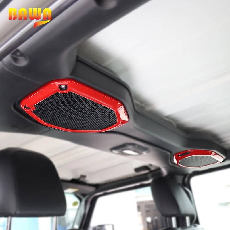 BAWA Interior Mouldings for Jeep Wrangler JL 2018 ABS Car Roof Speaker Decoration Cover for Jeep Wrangler jl Stickers
BAWA Interior Mouldings for Jeep Wrangler JL 2018 ABS Car Roof Speaker Decoration Cover for Jeep Wrangler jl Stickers