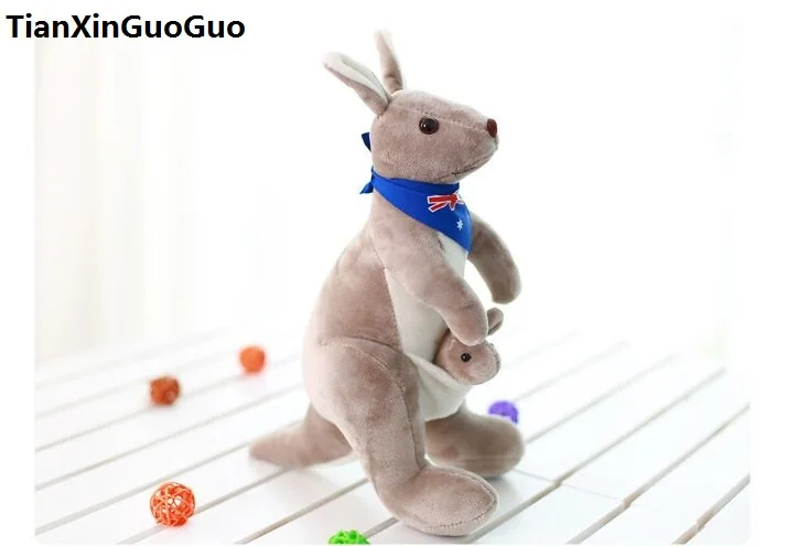 about 32cm lovely kangaroo plush toy blue flag scarf kangaroo soft doll baby toy birthday gift s0029
about 32cm lovely kangaroo plush toy blue flag scarf kangaroo soft doll baby toy birthday gift s0029
