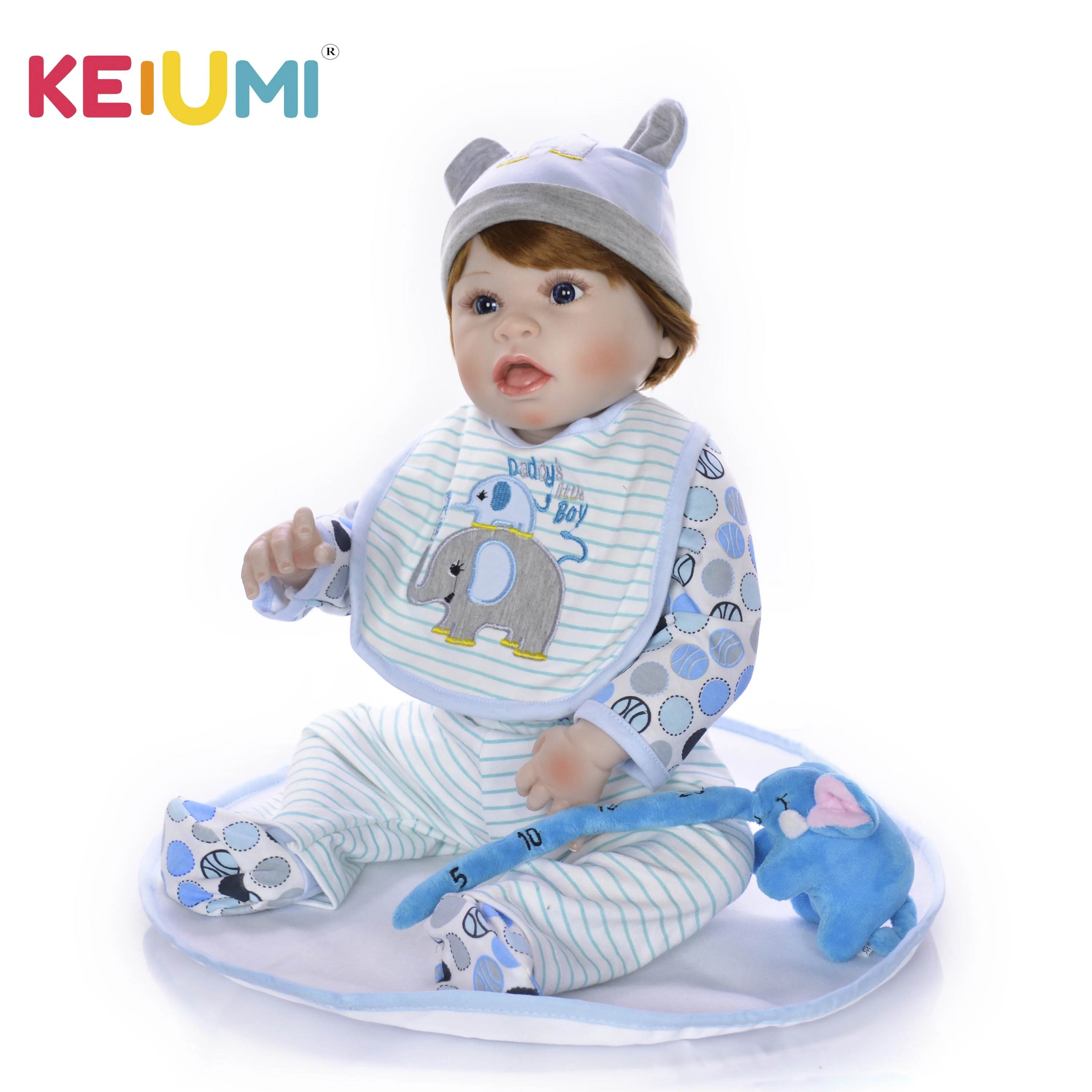 KEIUMI Reborn Baby Full Body Silicone DOLL 23" 57CM Reborn Baby Doll Toys For Boy DIY Boneca For Kids Surprise
KEIUMI Reborn Baby Full Body Silicone DOLL 23" 57CM Reborn Baby Doll Toys For Boy DIY Boneca For Kids Surprise