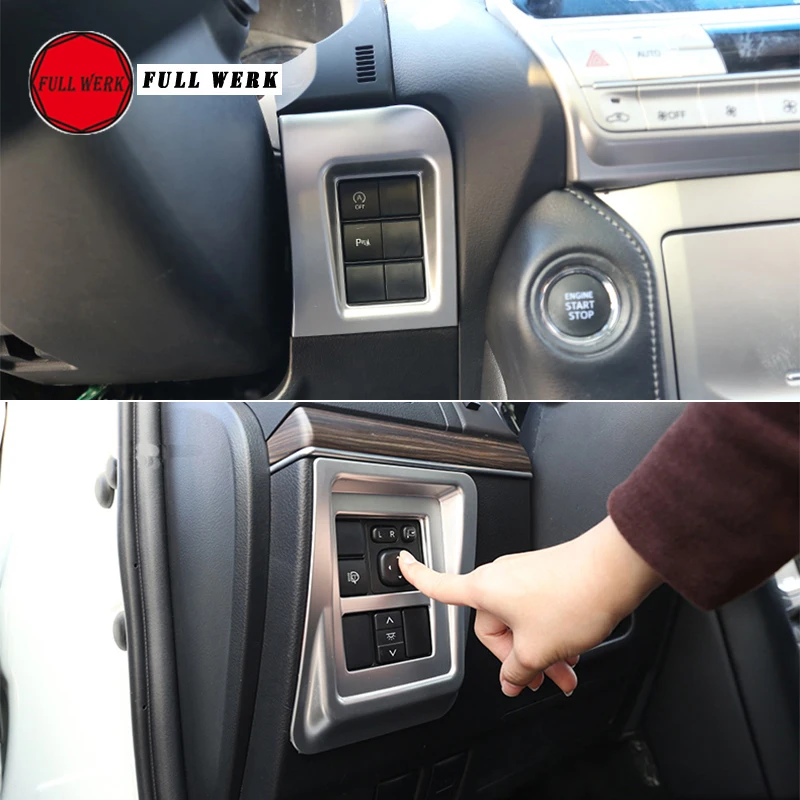 ABS автомобильный Стайлинг переключатель фар панель отделка рамка Украшение Наклейка Обложка для Prado 2018 аксессуары для интерьера набор из 2 ш...
ABS автомобильный Стайлинг переключатель фар панель отделка рамка Украшение Наклейка Обложка для Prado 2018 аксессуары для интерьера набор из 2 ш...