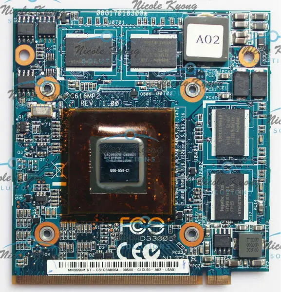 9650M GT G96-650-C1 08G17018300 C616MMP2 REV 1,00 DDR2 графическая Видеокарта VGA для Dell Alienware M5500 M5700 для ASUS C90S
9650M GT G96-650-C1 08G17018300 C616MMP2 REV 1,00 DDR2 графическая Видеокарта VGA для Dell Alienware M5500 M5700 для ASUS C90S
