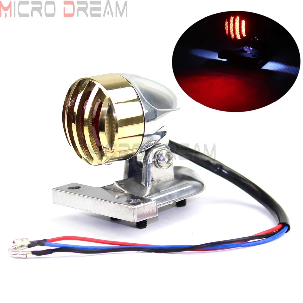 Mini Retro Brake Stop Taillights Motorcycle Custom For Harley Honda XS650 CB750 Chopper Brass Grille License Plate Holder Light
Mini Retro Brake Stop Taillights Motorcycle Custom For Harley Honda XS650 CB750 Chopper Brass Grille License Plate Holder Light