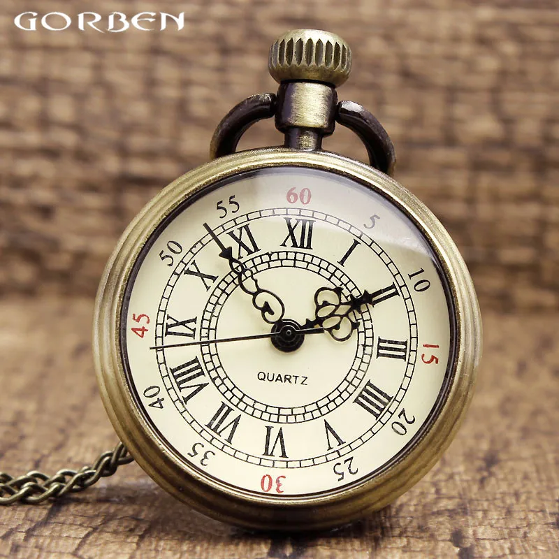 Simple Pocket Watch Quartz Roman Numerals Bronze Tone Steampunk 82cm Dropshipping Transparent Clock
Simple Pocket Watch Quartz Roman Numerals Bronze Tone Steampunk 82cm Dropshipping Transparent Clock