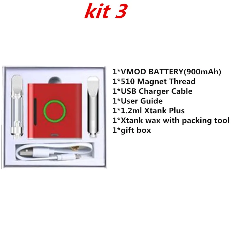SUB TWO Original Vapmod Vape Kit VMOD 2 In 1 900mAh Preheat Battery Electronic Cigarette 1.2ml Wax Xtank Plus Tank Vaporizer
SUB TWO Original Vapmod Vape Kit VMOD 2 In 1 900mAh Preheat Battery Electronic Cigarette 1.2ml Wax Xtank Plus Tank Vaporizer