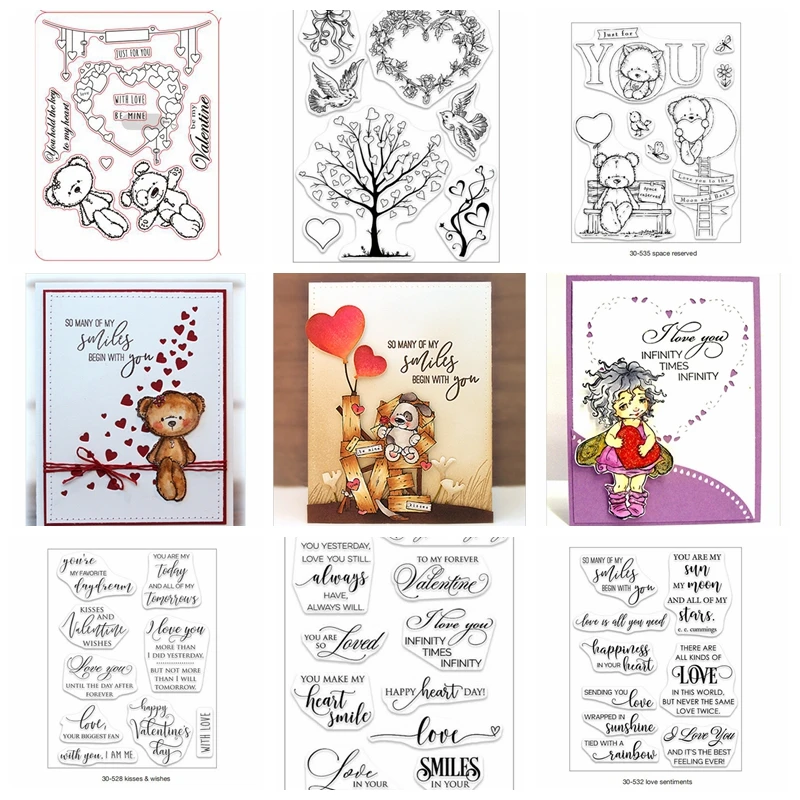 5x6.5in Love Heart Bear Transparent Clear Silicone Stamp/Seals For DIY Scrapbooking/Valentine Decorative Card Making Clear Stamp
5x6.5in Love Heart Bear Transparent Clear Silicone Stamp/Seals For DIY Scrapbooking/Valentine Decorative Card Making Clear Stamp