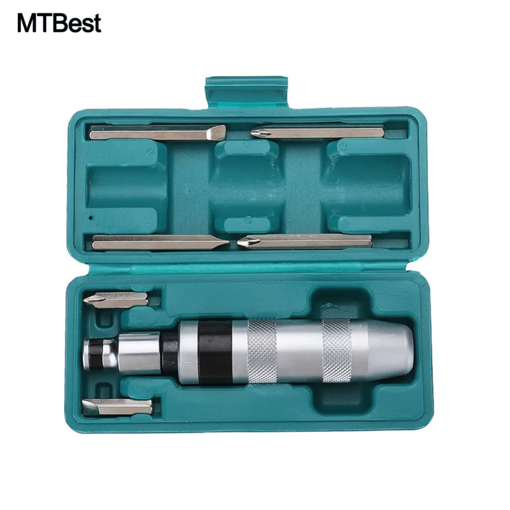 7 шт. Профессиональный портативный ударный отвертка для ослабления замороженных болтов и упорных крепежных элементов с нескользящей ручкой
7 шт. Профессиональный портативный ударный отвертка для ослабления замороженных болтов и упорных крепежных элементов с нескользящей ручкой