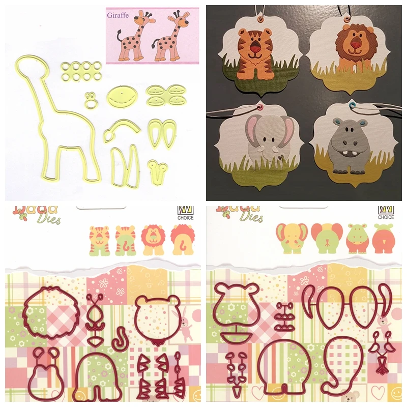Giraffe Elephant Lion Metal Cutting Dies Stencils for DIY Scrapbooking Embossing Decoration Paper Cards Crafts Die Cuts New 2019
Giraffe Elephant Lion Metal Cutting Dies Stencils for DIY Scrapbooking Embossing Decoration Paper Cards Crafts Die Cuts New 2019