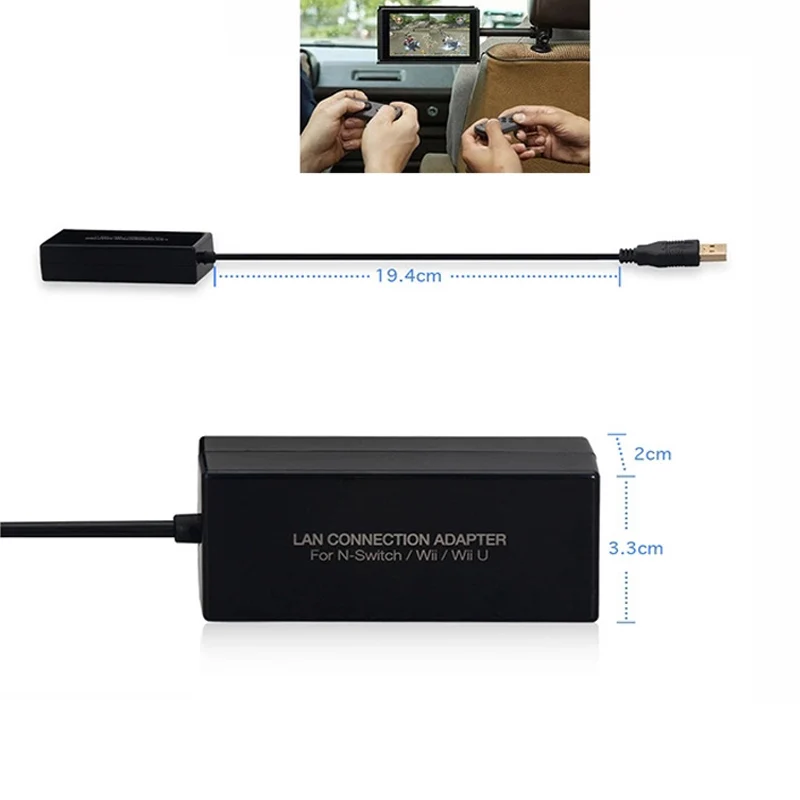 Для Nintendo Switch/для Wii U Lan адаптер для подключения USB Ethernet Сетевая карта 100 Мбит/с 2 0 |