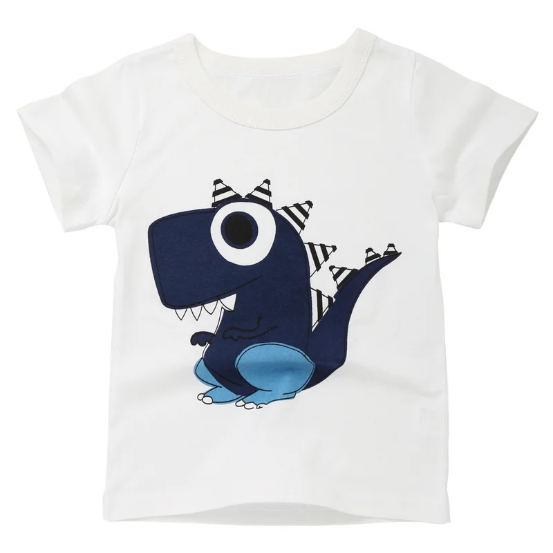 Children's clothing 2018 Summer child dinosaur short sleeve T-shirt boy half-sleeved girl cotton cartoon round collar top
Children's clothing 2018 Summer child dinosaur short sleeve T-shirt boy half-sleeved girl cotton cartoon round collar top