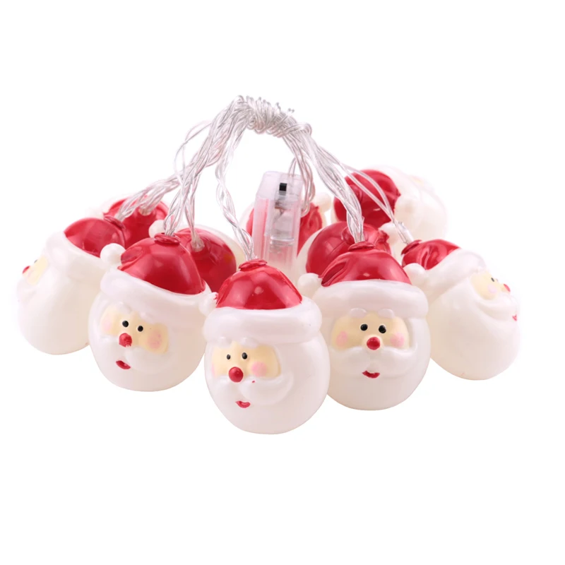 Santa Claus LED Light String Lamp 1.5M 10 LEDS Lovely Fairy Christmas Party Home Decoration Colorful Warm white 100pcs Fast Ship
Santa Claus LED Light String Lamp 1.5M 10 LEDS Lovely Fairy Christmas Party Home Decoration Colorful Warm white 100pcs Fast Ship