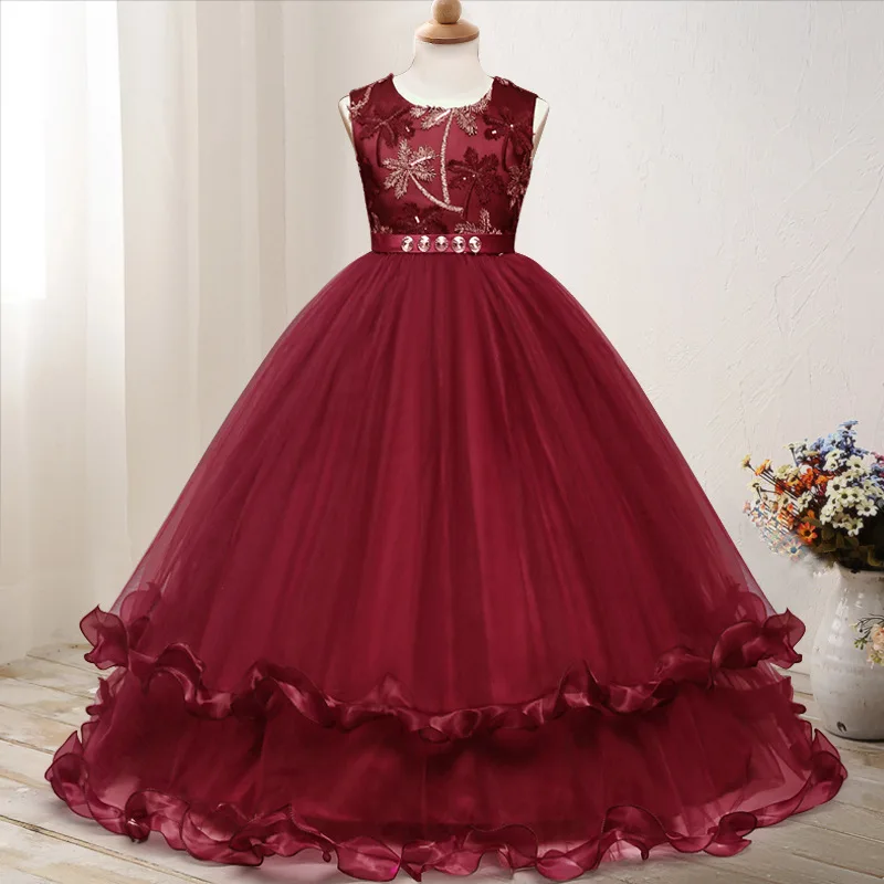 Girls Dress Flower Long-Dress Summer Princess Party Dresses Girls Lace Costume Kid Wedding Birthday Dress 5-14T Children Clothes
Girls Dress Flower Long-Dress Summer Princess Party Dresses Girls Lace Costume Kid Wedding Birthday Dress 5-14T Children Clothes