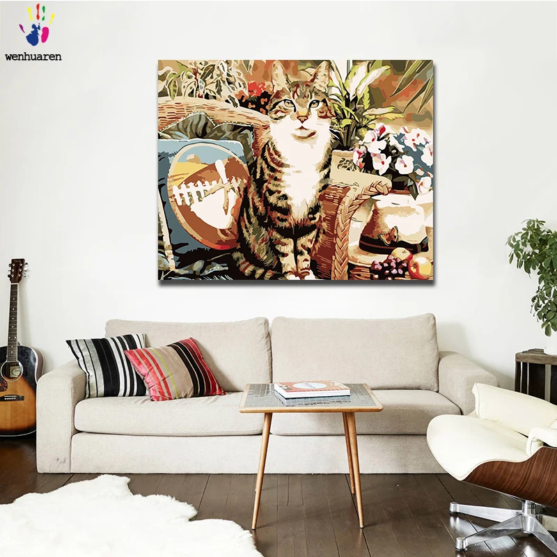 paint by number art painting by numbers Rural cat is made up of combination of number and toolkits with a size of 40x50 framed
paint by number art painting by numbers Rural cat is made up of combination of number and toolkits with a size of 40x50 framed