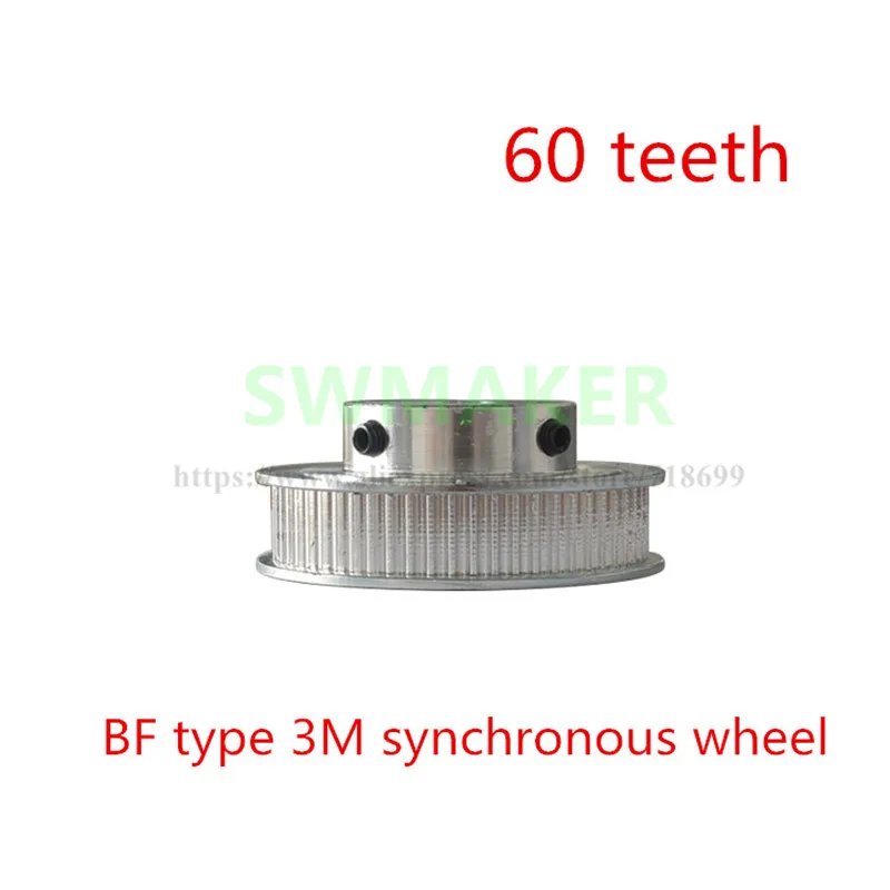 3D printer accessories, HTD3M synchronous pulley, 3M synchronous pulley, BF 60teeth
3D printer accessories, HTD3M synchronous pulley, 3M synchronous pulley, BF 60teeth