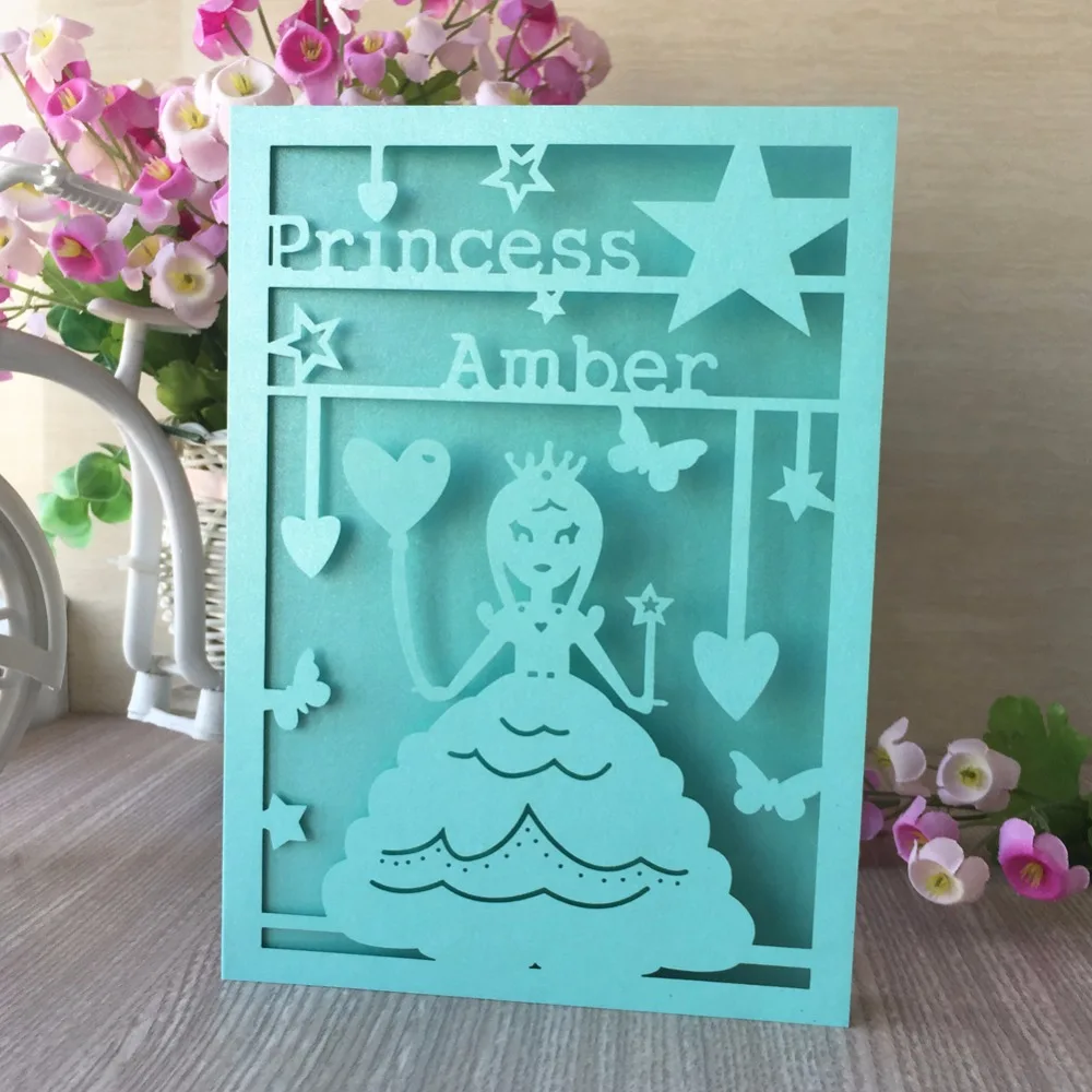 100pcs Custom Name Princess Birthday Party Invitation Cards Laser Cut Greeting Gift Card Sweet Birthday Party Decorations
100pcs Custom Name Princess Birthday Party Invitation Cards Laser Cut Greeting Gift Card Sweet Birthday Party Decorations
