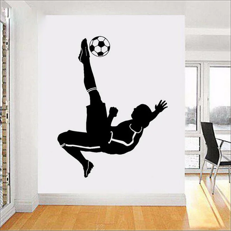 Football Footballer Wall Sticker for kids boys rooms Living room Bedroom decoration Mural Sport Home Wall Decals For Gym H105
Football Footballer Wall Sticker for kids boys rooms Living room Bedroom decoration Mural Sport Home Wall Decals For Gym H105