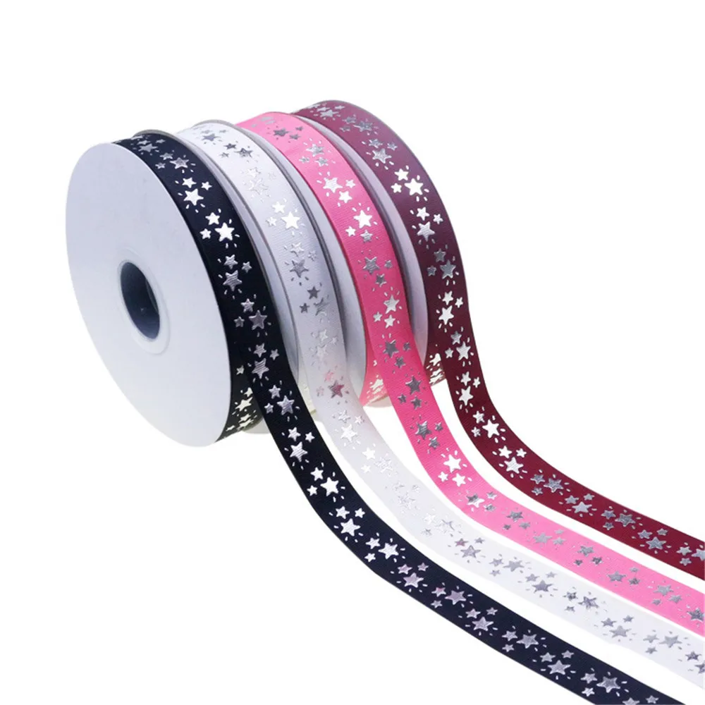 22MM Silver Foil Star Ribbon band 100yards/lot Wedding Party Decoration Gift hairbow headwear DIY decoration
22MM Silver Foil Star Ribbon band 100yards/lot Wedding Party Decoration Gift hairbow headwear DIY decoration