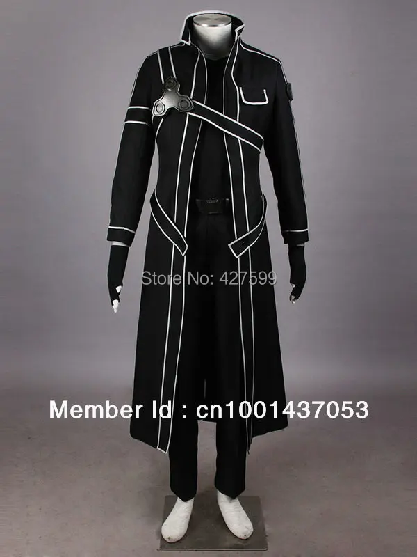 Меч Арт онлайн костюм Кирито для косплея|kirito cosplay costume|cosplay costumekirito |