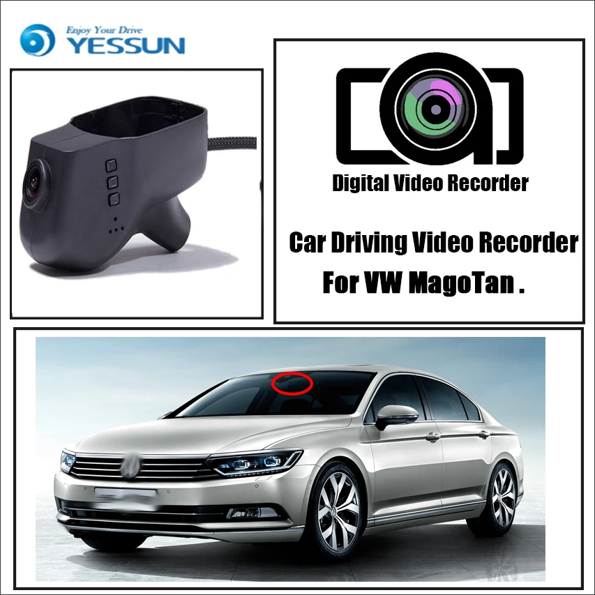 YESSUN for Volkswagen Magotan Car Driving Video Recorder DVR Mini Control APP Wifi Camera Night Vision+high quality CCD
YESSUN for Volkswagen Magotan Car Driving Video Recorder DVR Mini Control APP Wifi Camera Night Vision+high quality CCD