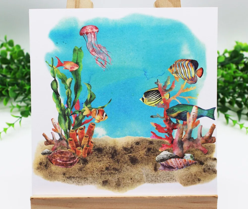 Single-side Submarine World Patterned Paper Origami Background Paper Card Making DIY Scrapbook Paper Craft Handmade Craft Paper
Single-side Submarine World Patterned Paper Origami Background Paper Card Making DIY Scrapbook Paper Craft Handmade Craft Paper