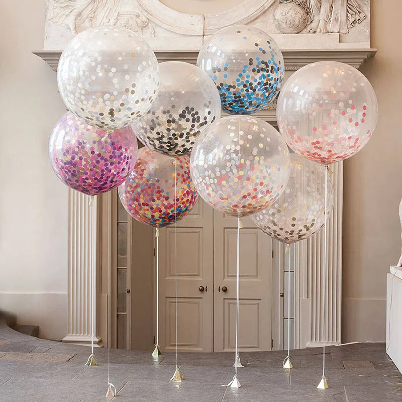 Party Decoration 5Pcs 12" Clear Confetti Ballons Wedding Party Balloons Kid Children Birthday Party Supplies Air Ballon Toys
Party Decoration 5Pcs 12" Clear Confetti Ballons Wedding Party Balloons Kid Children Birthday Party Supplies Air Ballon Toys