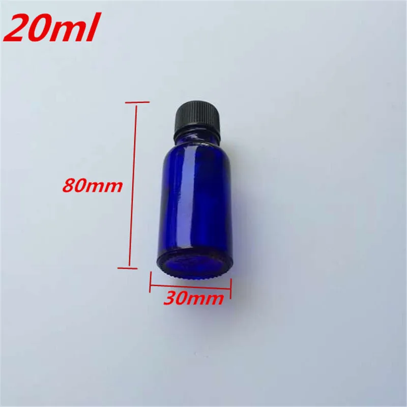 10 pcs 30x80 mm Dark Blue Glass Bottles With Black Plastic Common Cap&Plugs DIY 20 ml Empty Essential Oil Bottles Jars
10 pcs 30x80 mm Dark Blue Glass Bottles With Black Plastic Common Cap&Plugs DIY 20 ml Empty Essential Oil Bottles Jars