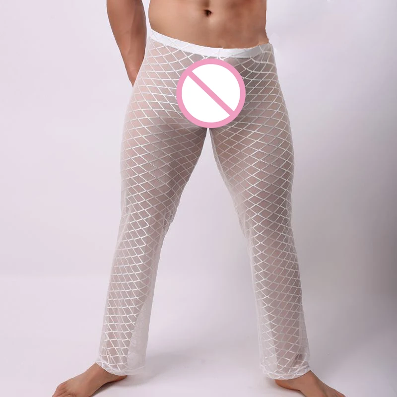 Sexy Men Transparent Long Pants Breathable Ultra-thin Mesh Pajamas Trousers Pajamas Pants Stage Performance Male Sleep Bottoms
Sexy Men Transparent Long Pants Breathable Ultra-thin Mesh Pajamas Trousers Pajamas Pants Stage Performance Male Sleep Bottoms