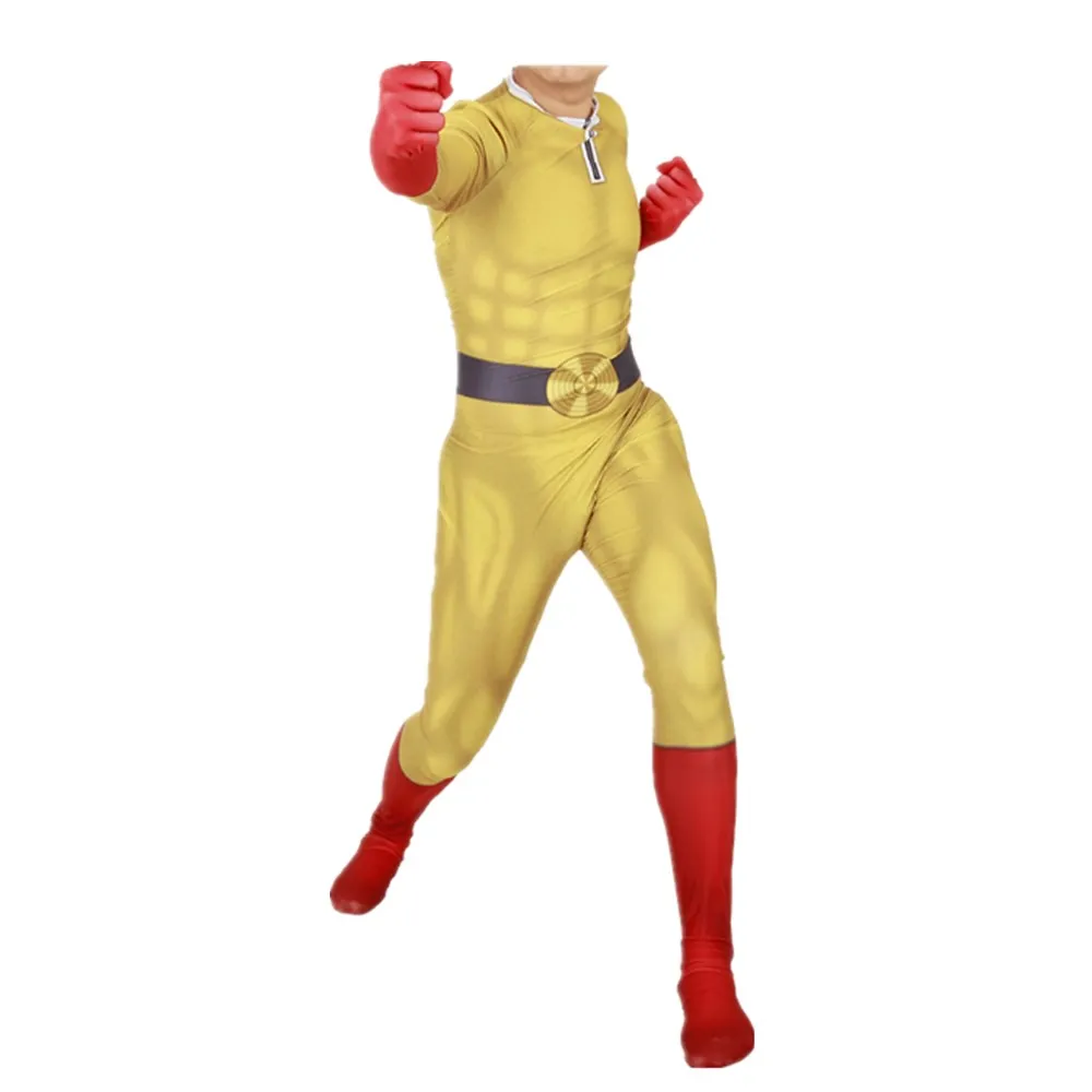High quality ONE PUNCH MAN Cosplay costumes Super hero Saitama Cosplay unisex Halloween fancy ball Jumpsuits outfits party
High quality ONE PUNCH MAN Cosplay costumes Super hero Saitama Cosplay unisex Halloween fancy ball Jumpsuits outfits party