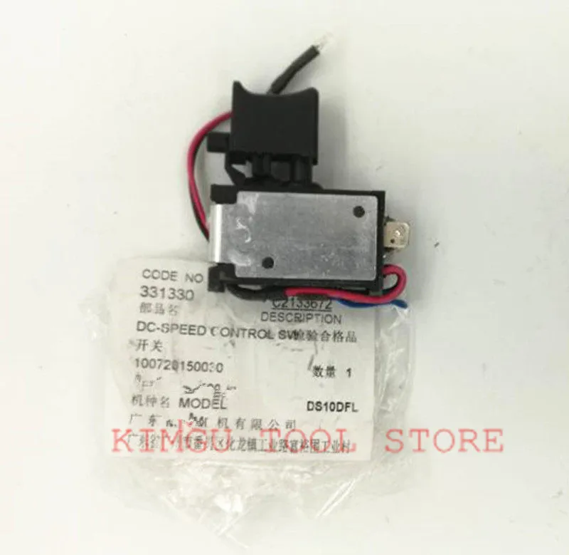Genuine DC-SPEED CONTROL SWITCH for Hitachi 331330 DS10DFL Cordless Driver Drill
Genuine DC-SPEED CONTROL SWITCH for Hitachi 331330 DS10DFL Cordless Driver Drill