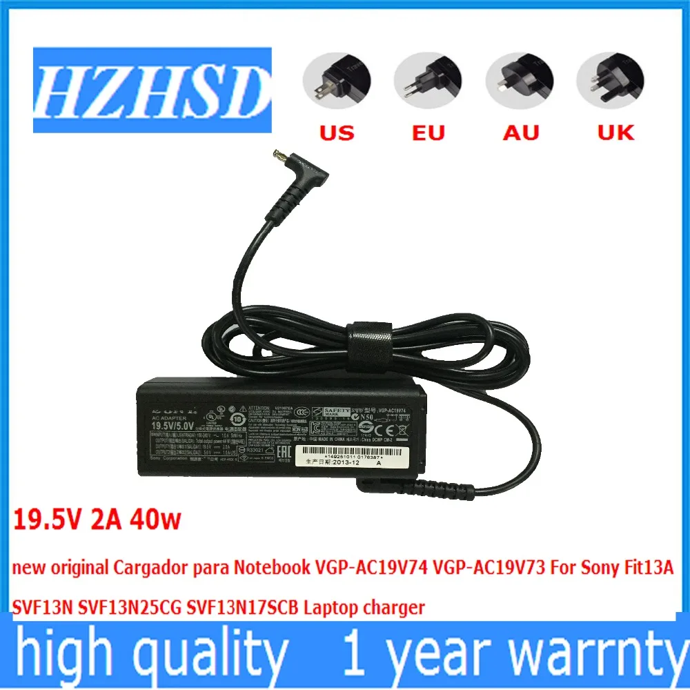 19.5V 2A 40w new original Cargador para Notebook VGP-AC19V74 VGP-AC19V73 For Sony Fit13A SVF13N SVF13N25CG SVF13N17SCB
19.5V 2A 40w new original Cargador para Notebook VGP-AC19V74 VGP-AC19V73 For Sony Fit13A SVF13N SVF13N25CG SVF13N17SCB
